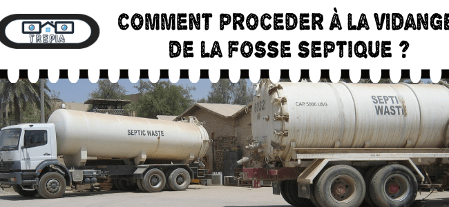 vider la fosse septique facilement